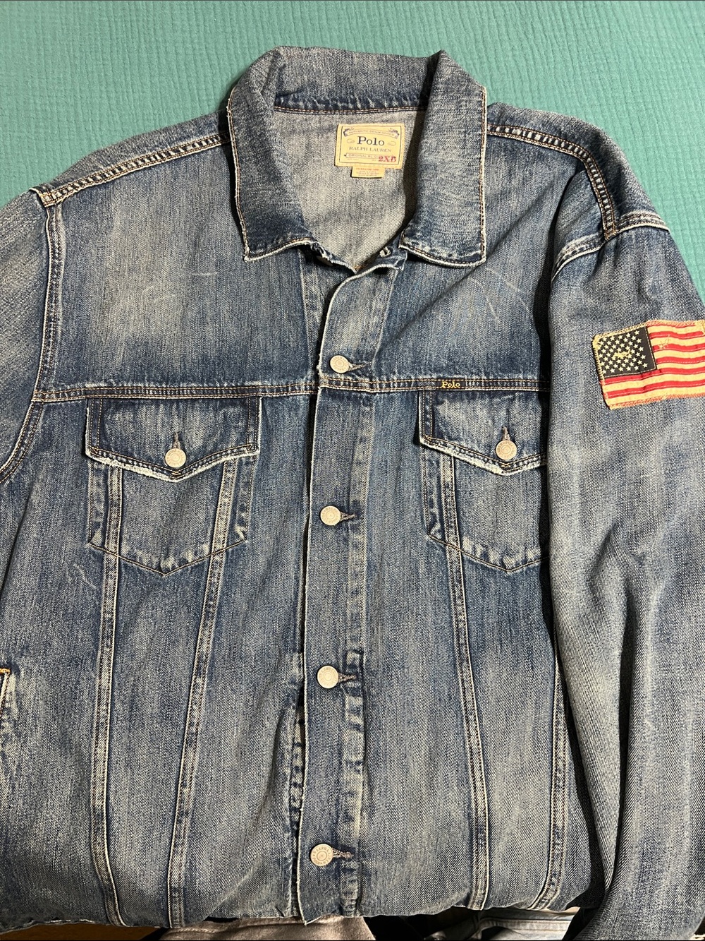 NWT Vintage Polo Ralph Lauren Jean Jacket
